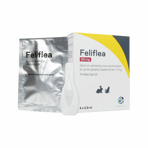 Feliflea 80 Spot-on - 4 x 0,8 ml