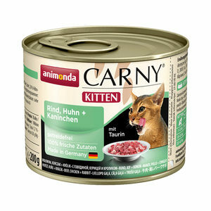 Animonda Carny Kitten - Rund met Kip en Konijn - 6 x 200 g