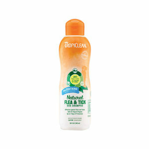 TropiClean Natural Flea & Tick Shampoo Plus Soothing - 355 ml