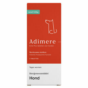 Adimere - Ontworming - Hond - 4 tabletten