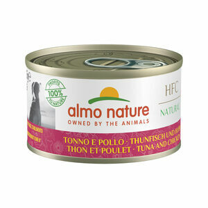 Almo Nature Dog HFC 95 Natural Hondenvoer - Blik - Tonijn & Kip - 24 x 95 g