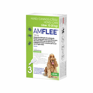 Amflee Spot-on Hond - 134 mg - 3 pipetten