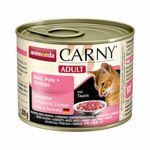 Animonda Carny Adult - Rund met Kalkoen en Garnaal - 6 x 200 g