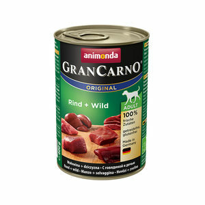 Animonda GranCarno Original Adult - Rund met Wild - 6 x 400 g