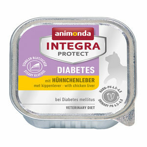 Animonda Integra Protect Cat Diabetes Kippenlever - 16 x 100 g