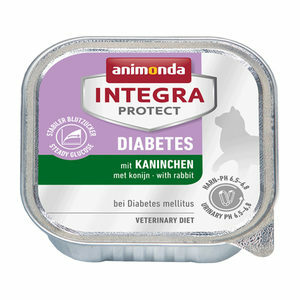 Animonda Integra Protect Cat Diabetes Konijn - 16 x 100 g