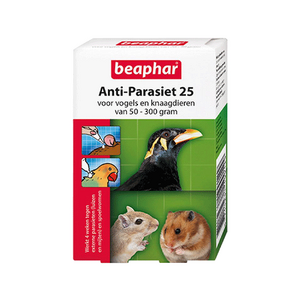 Beaphar Anti-Parasiet 25 - Knaagdieren/Vogels - 50-300 g