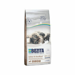 Bozita Indoor & Sterilised Grain Free - 2 kg - Rendier