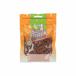 Braaaf - Soft Snacks - Zalmstick- 2,5 x 0,5 cm - wortel en sperzieboon