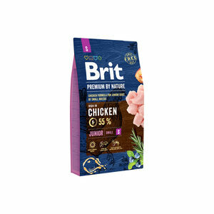 Brit Premium By Nature Junior S Hondenvoer - 8 kg