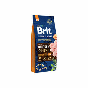 Brit Premium by Nature Senior S+M Hondenvoer - 15 kg