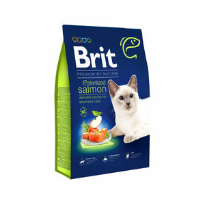 Brit Premium by Nature Cat - Sterilized Salmon - 8 kg