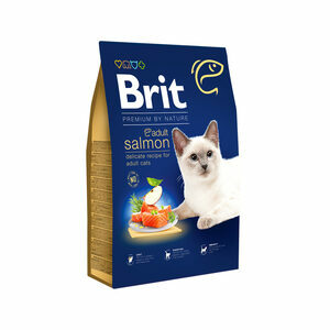 Brit Premium by nature Kat - Adult - Zalm - 8 kg
