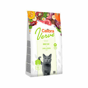 Calibra Verve Graanvrij Adult 8 + Kattenvoer - Lam en Hert - 3,5 kg