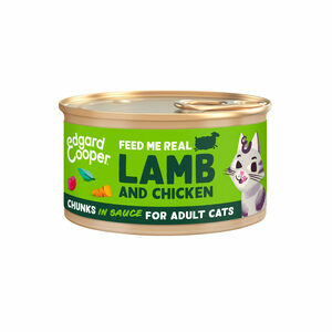 Edgard & Cooper - Lamb and Free-Run Chicken Chunks in Sauce - 18 x 85 g