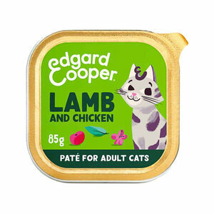 Edgard & Cooper Adult Cat - Lam en Vrije Uitloop Kip - Paté - 16 x 85 g