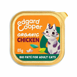Edgard & Cooper Adult Cat - Organic - Kip - Paté - 16 x 85 g