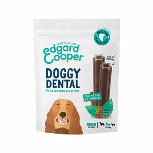 Edgard & Cooper Doggy Dental - Munt & Aardbei - Medium - 7 Sticks