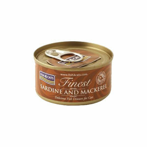Fish4Cats Finest - Sardine and Mackerel - 10 x 70 gram
