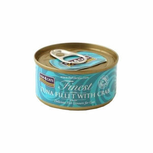 Fish4Cats Finest - Tuna Fillet with Crab - 10 x 70 gram