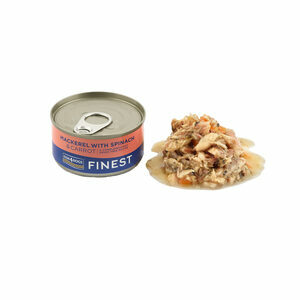 Fish4Dogs Finest - Makreel met wortel & spinazie - 85g x 12