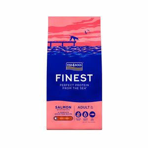 Fish4Dogs Finest Adult Complete - Zalm Grote Brok - 12 kg