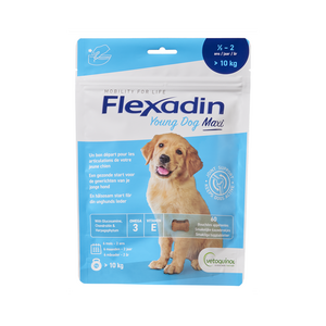 Flexadin young Dog Maxi - 2 x 60 kauwbrokjes