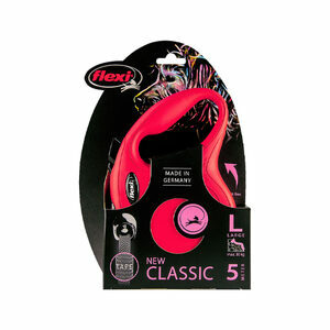Flexi Rollijn New Classic - Tape Leash - L - Rood