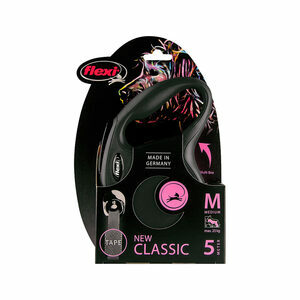 Flexi Rollijn New Classic - Tape Leash - M - Roze