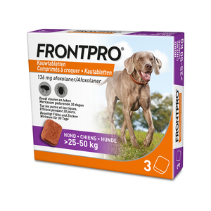 FRONTPRO XL - 25-50 kg - 3 tabletten