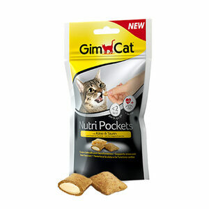 GimCat Nutri Pockets with Cheese and Taurine - 3 stuks