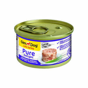 GimDog Pure Delight - Kip met Tonijn - 12 x 85 gram