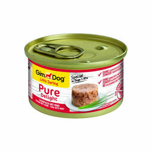 GimDog Pure Delight - Tonijn met Rund - 12 x 85 gram