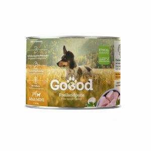 Goood Mini Adult Hondenvoer- Blik- Vrije uitloop kalkoen - 12 x 200 g