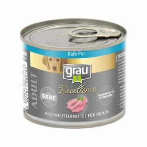 Grau Excellence Adult Puur Hondenvoer - Wild - Blik - 6 x 200 g