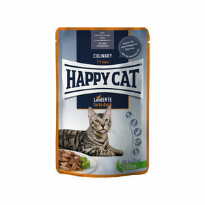 Happy Cat Culinary - Maaltijdzakje - Eend - 24 x 85 g