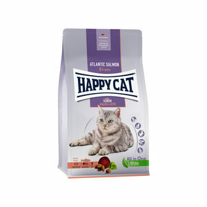 Happy Cat Senior Kattenvoer - Zalm - 4 kg