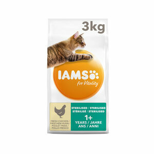 IAMS for Vitality Kat Adult Sterilised & Overweight - Kip - 3 kg
