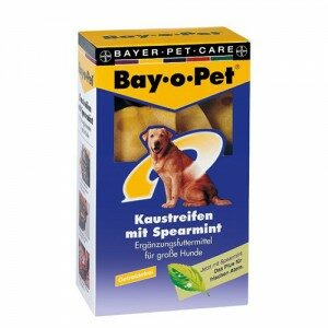 Bay-o-Pet Kauwstrips Spearmint - grote hond (140 gr.)