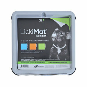 LickiMat Keeper - Grijs - 25,3 x 25,3 x 5,5 cm