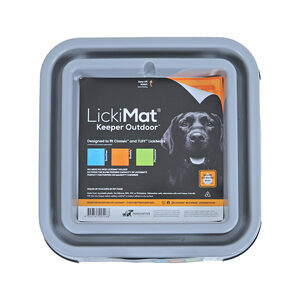 LickiMat Keeper Outdoor - Grijs - 31,2 x 31,2 x 5,5 cm