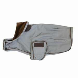 Kentucky - Dog coat reflective & water repellent - Silver - S - 35 cm