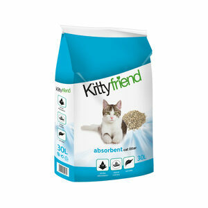 Kitty Friend - Absorbent kattenbakvulling - 30 L