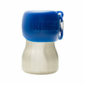 KONG H2O Stainless Steel Water Bottle - Blauw - 280 ml