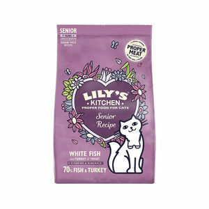 Lily"s Kitchen Senior Kattenvoer - Vis & Kalkoen - 800 g