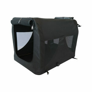 M-Pets Comfort Crate - XL - Zwart - 81 x 59 x 59 cm