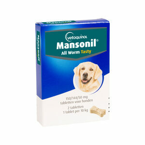 Mansonil All Worm Tasty - 2 tabletten