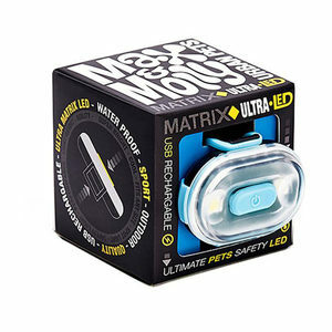 Max & Molly Matrix Ultra LED Veiligheidslamp - Blauw