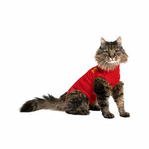 Medical Pet Shirt Kat XXXS Rood