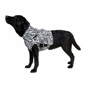 Medical Pet Top Shirt Zebraprint - L